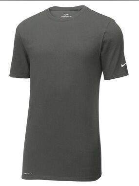 Nike Men’s Short Sleeve Crew Tee — Charcoal Gray